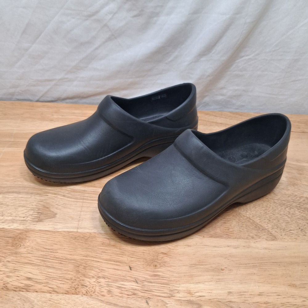 Crocs Neria Pro II Clogs Womens Size 9 Black Slip Resistant Work Shoes 205384 - Picture 2 of 13